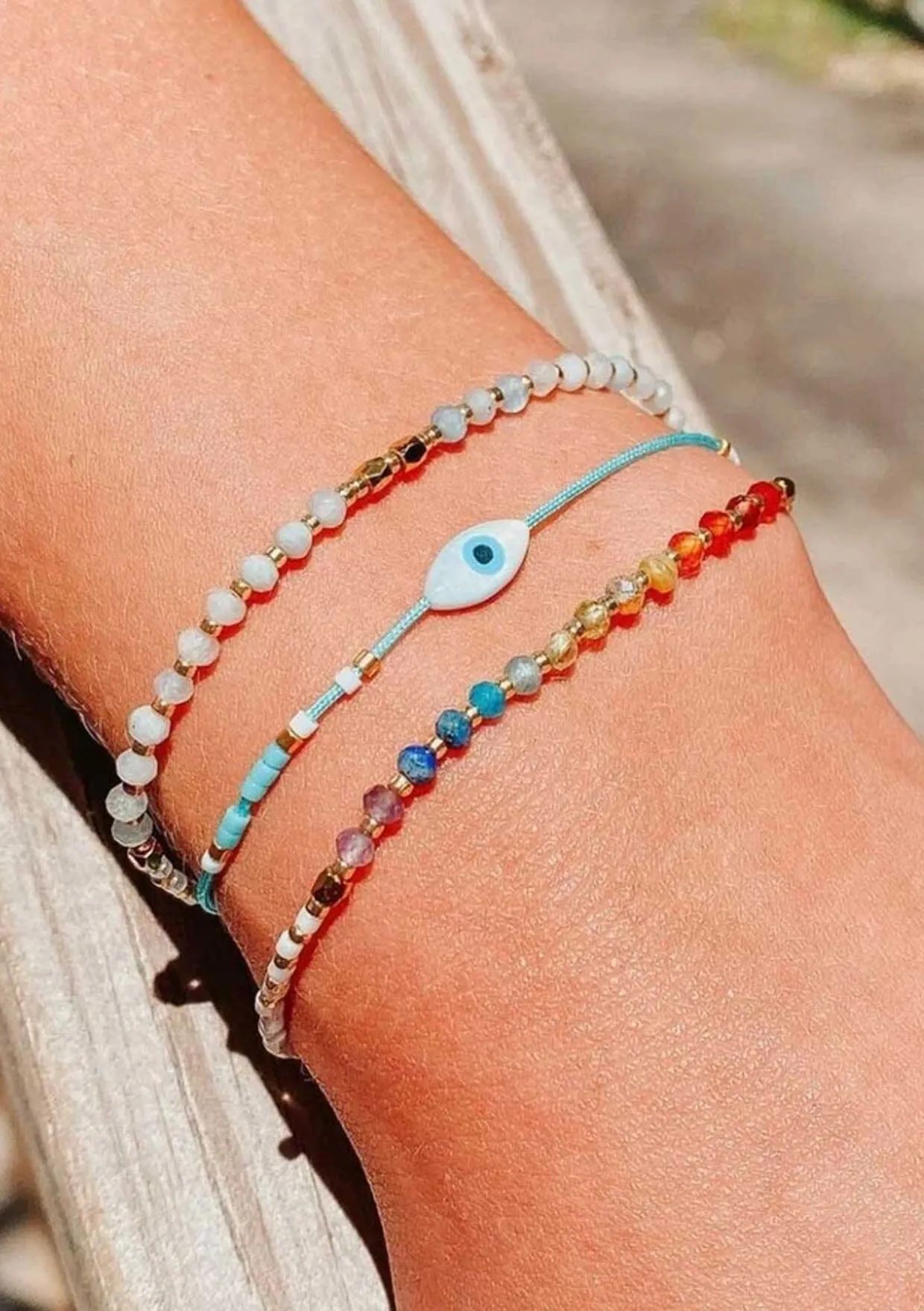 Kindred Row Chakra Healing Gemstone Bracelet