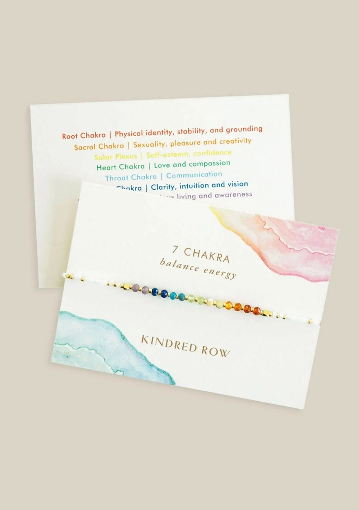 Kindred Row Chakra Healing Gemstone Bracelet