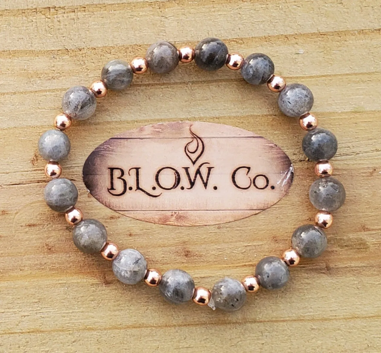 Labradorite Custom Chakra Bracelet