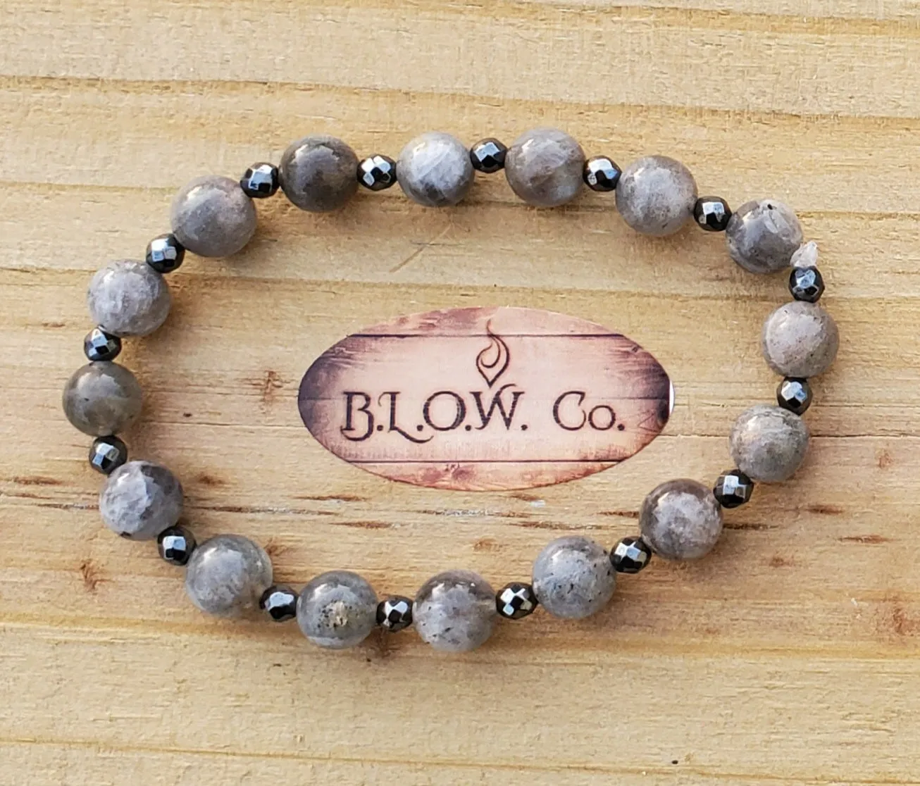Labradorite Custom Chakra Bracelet