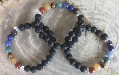 Ladies Chakra Bracelet - Essential Oil Diffuser