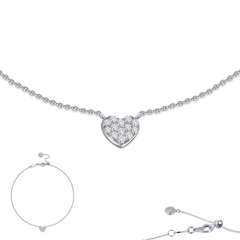 Lafonn Mini Heart Anklet