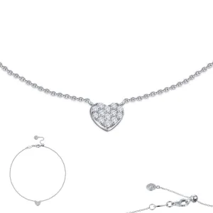 Lafonn Mini Heart Anklet
