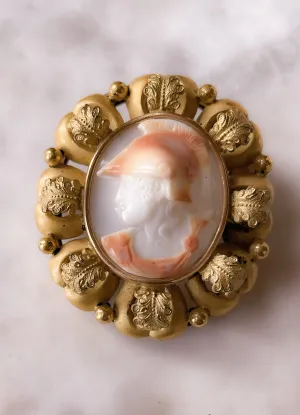 Large Scale Victorian Achilles Cameo