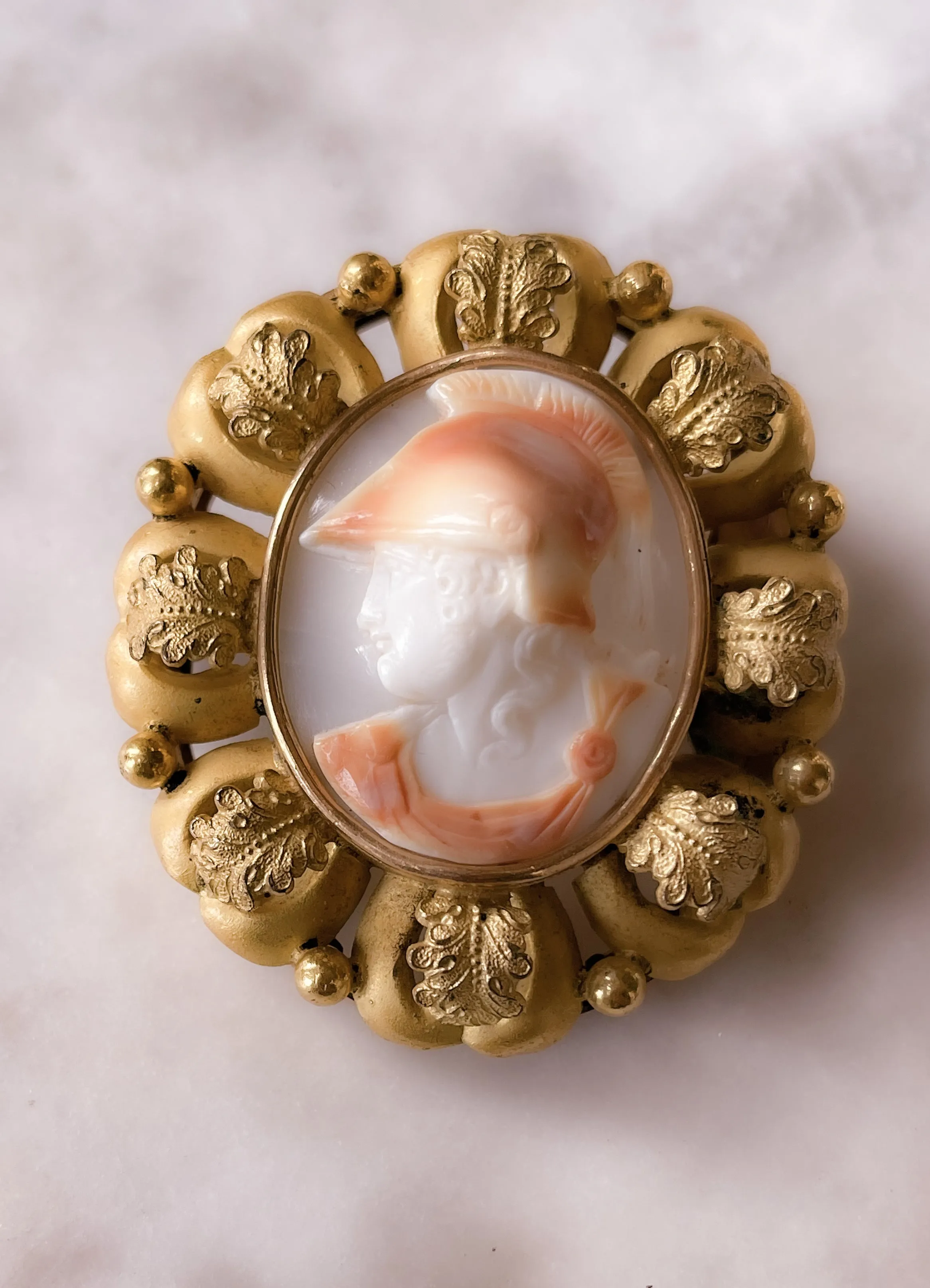 Large Scale Victorian Achilles Cameo