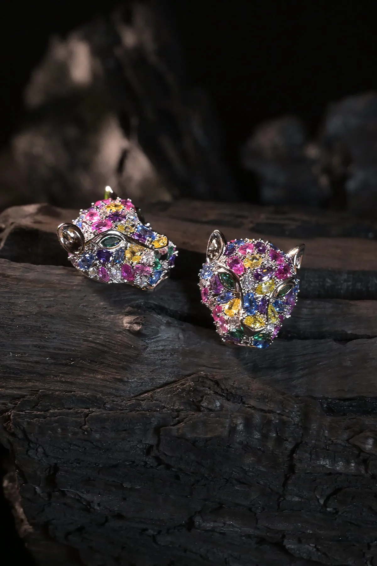 Leonis Diamond Stud Earrings