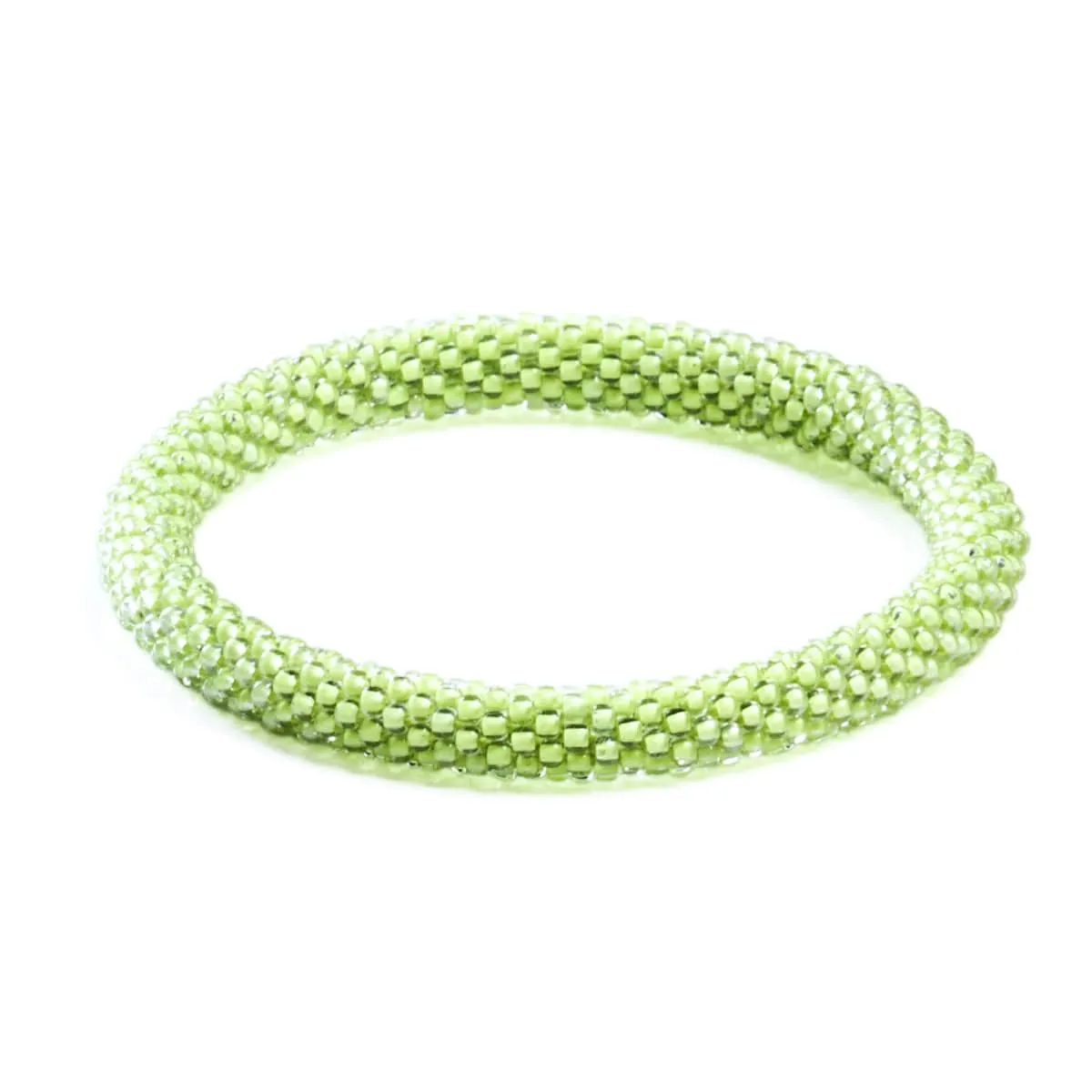 Lime | Himalayan Glass Bead Bracelet