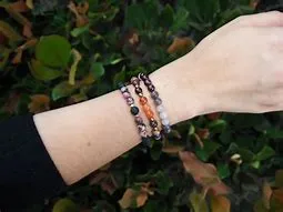 Lotus and Luna Chakra 6mm Bracelets