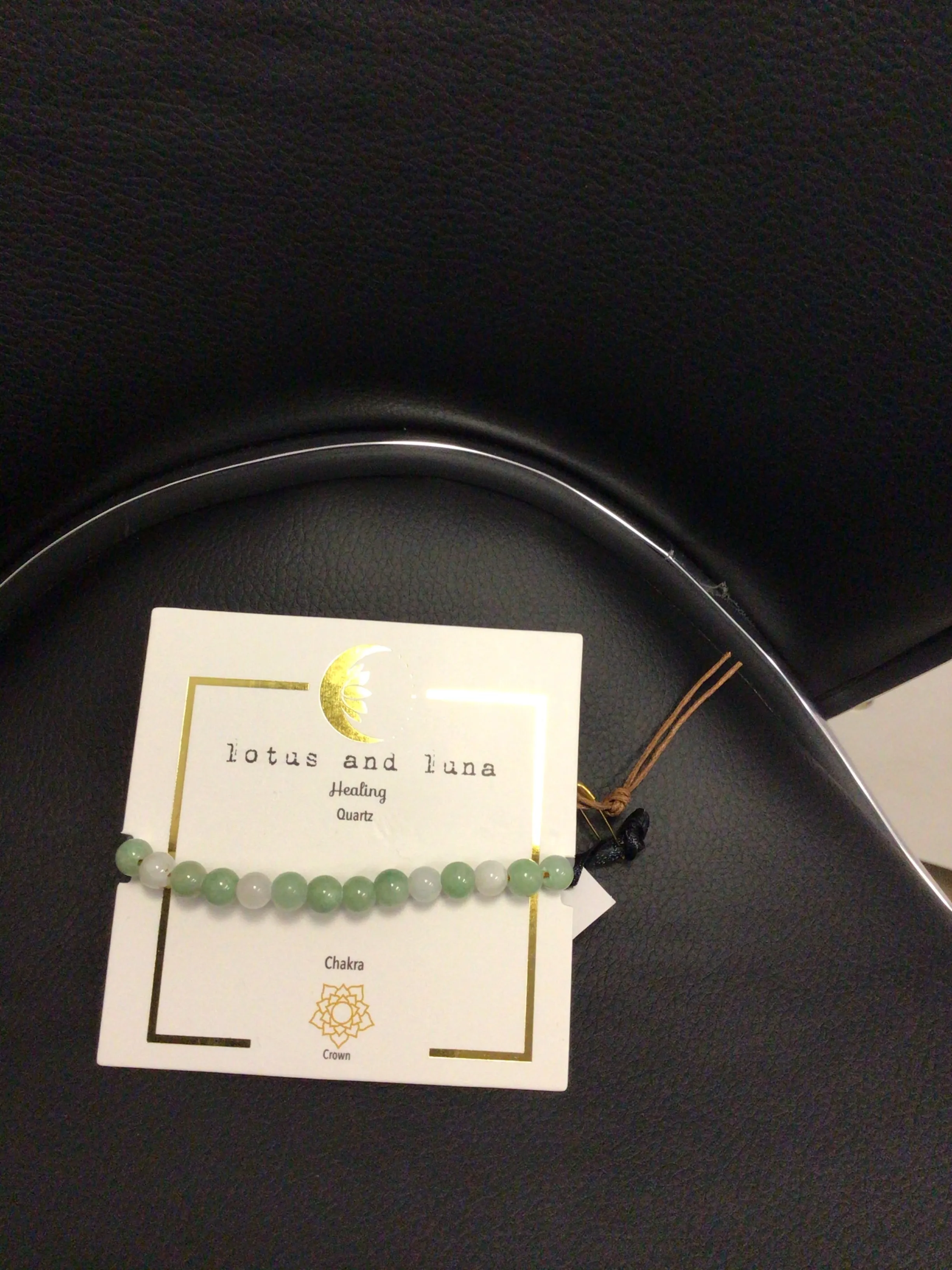 Lotus and Luna Chakra 6mm Bracelets