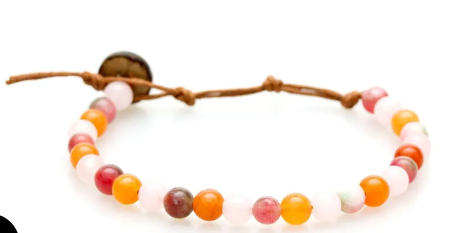 Lotus and Luna Chakra 6mm Bracelets