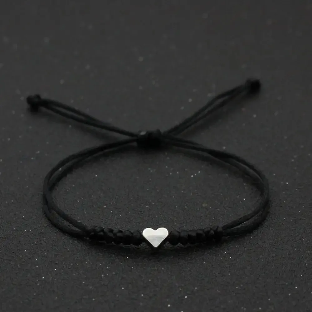 Love Bracelet Red String Bracelet Couple Hand-Woven Adjustable Red Rope Bracelet Jewelry