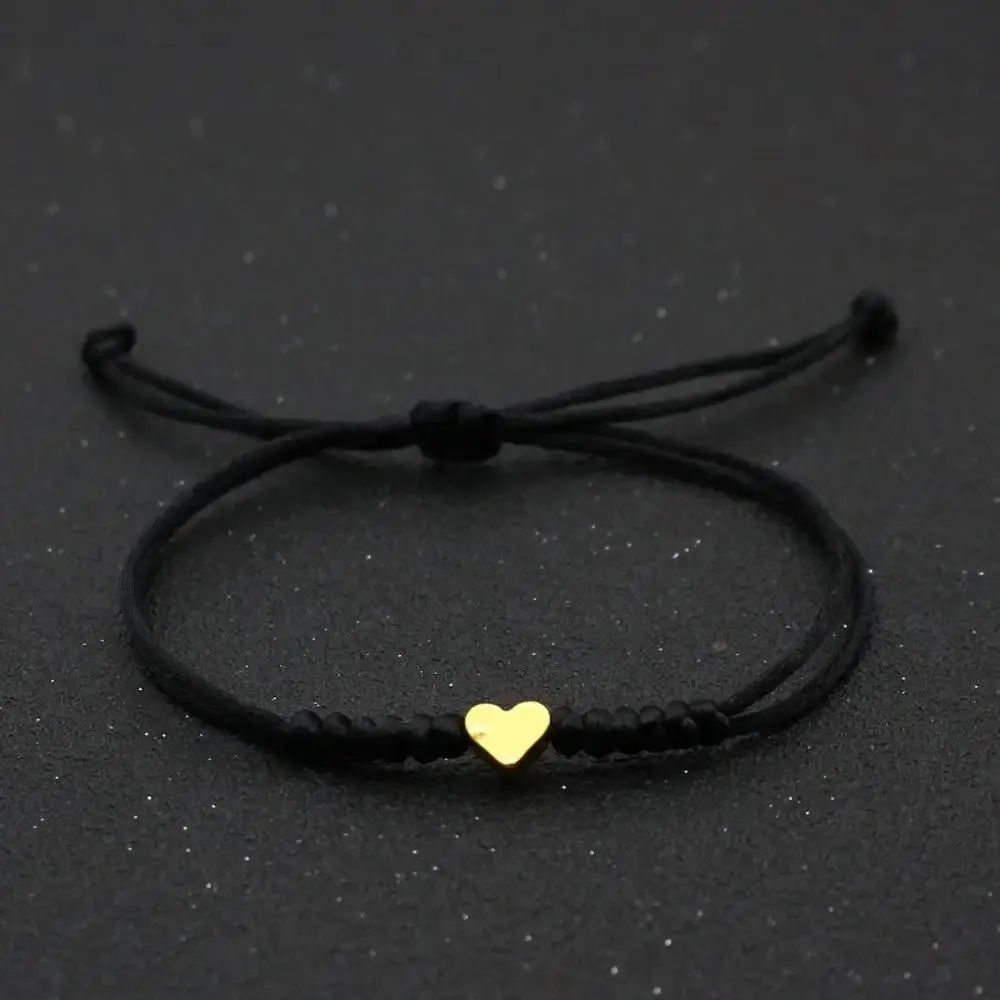 Love Bracelet Red String Bracelet Couple Hand-Woven Adjustable Red Rope Bracelet Jewelry