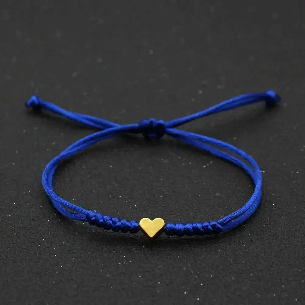 Love Bracelet Red String Bracelet Couple Hand-Woven Adjustable Red Rope Bracelet Jewelry