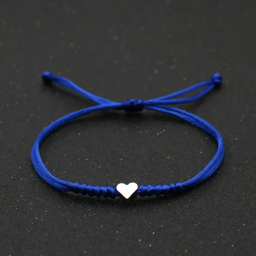 Love Bracelet Red String Bracelet Couple Hand-Woven Adjustable Red Rope Bracelet Jewelry