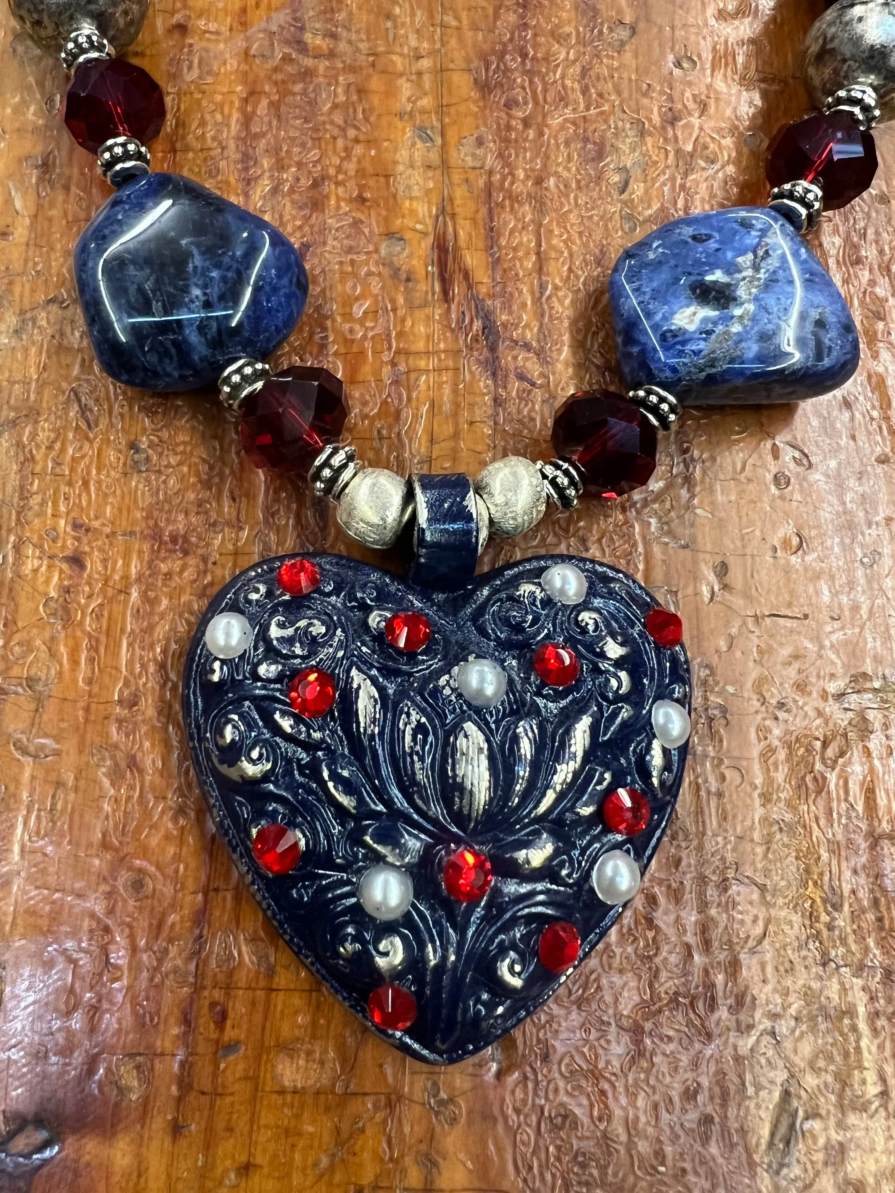 Love the USA Chunky Necklace by A Rare Bird