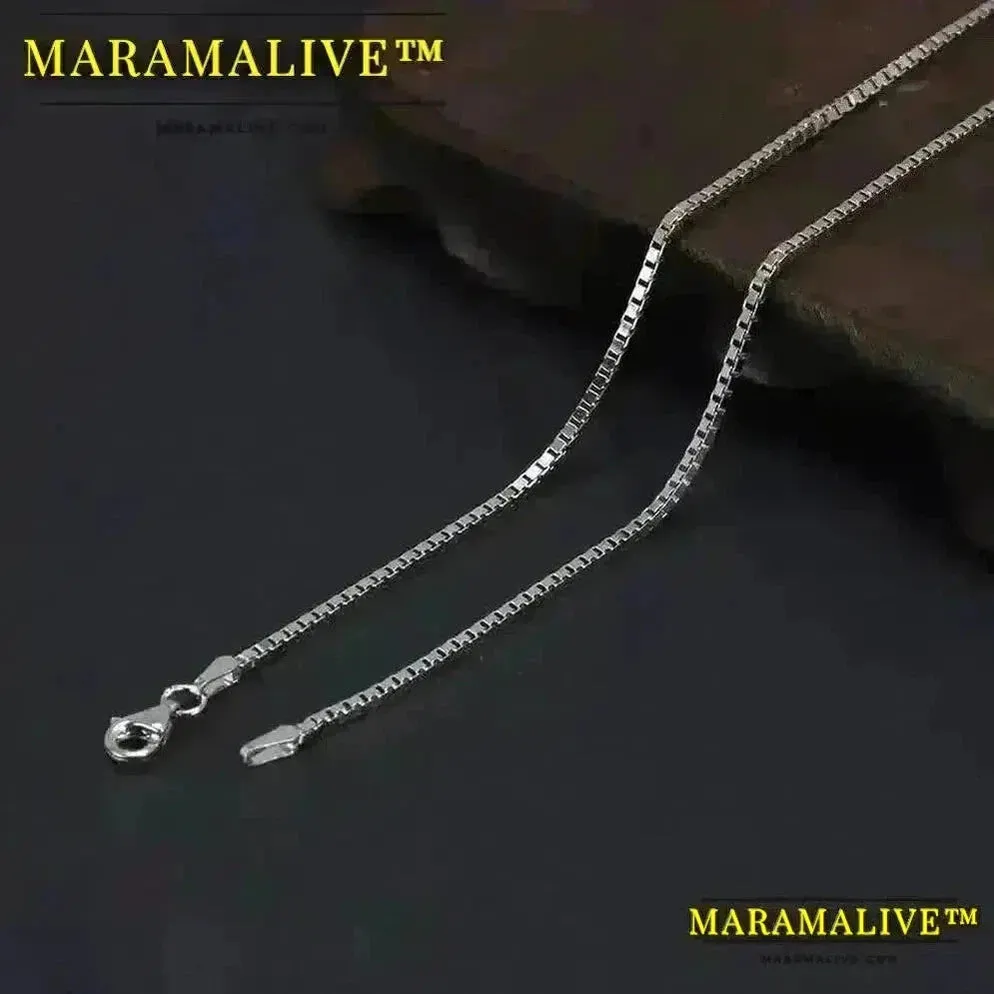 Maramalive™ Real 925 Sterling Silver Gawu Box Cameo Pendant Openable Blue Agate White Shell Necklace for Women Fashionable Jewelry