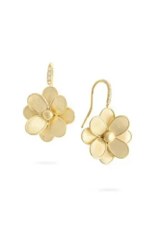 Marco Bicego Petali Gold & Diamond Earrings OB1678-A