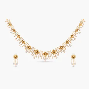 Marigold Antique CZ Necklace Set