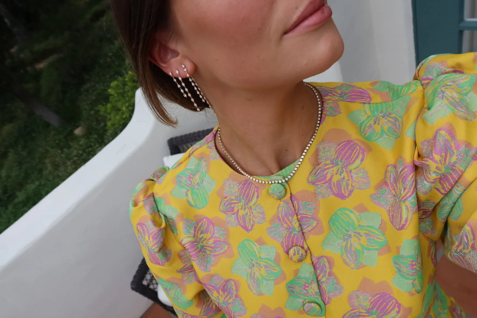 Marquise and Pear Drop Earrings