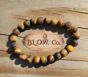 Matte Tigers Eye Bracelet