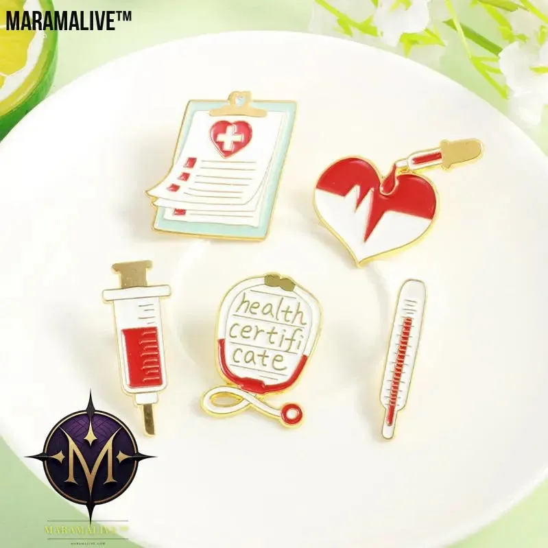 Medical Equipment Series Brooch, lapel, pin
