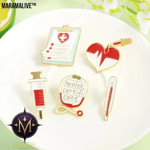 Medical Equipment Series Brooch, lapel, pin