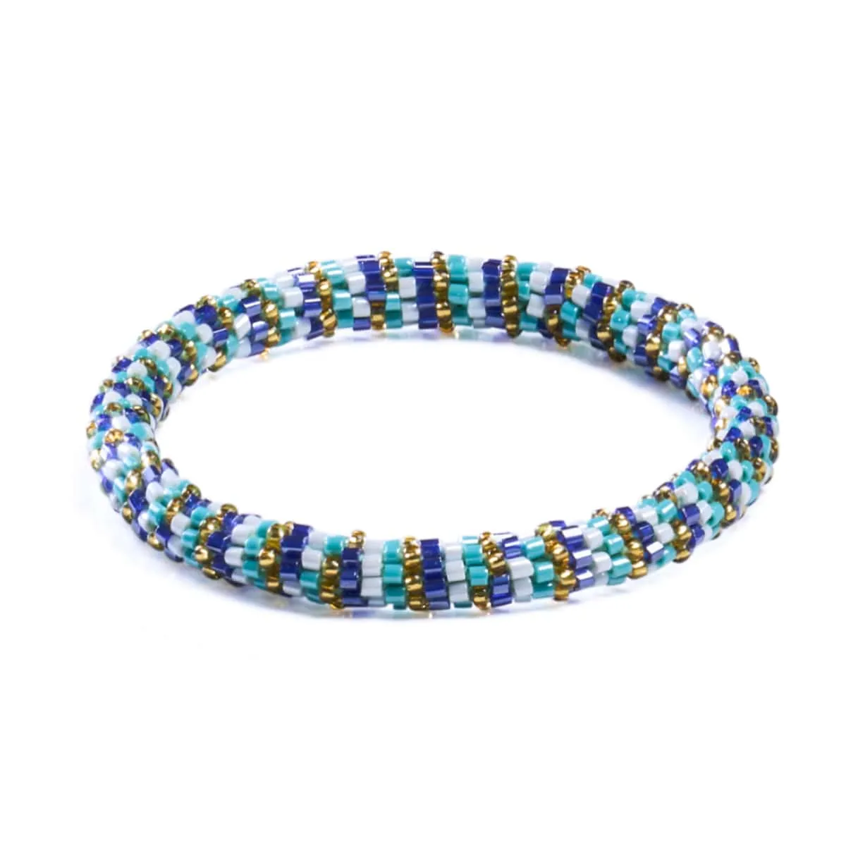 Mermaid Treasure | Himalayan Glass Bead Bracelet
