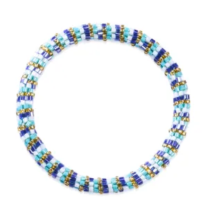 Mermaid Treasure | Himalayan Glass Bead Bracelet