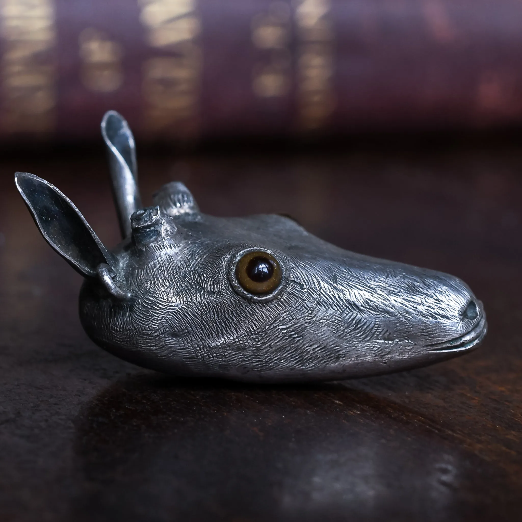 Mid Victorian Deer Head Pendant