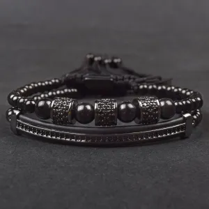 Midnight Black Bracelet Set