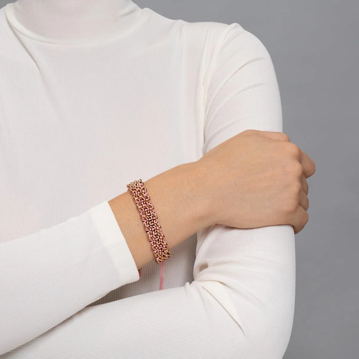 Monarch Butterfly Links | Original Kismet Bracelet | Pink x Rose Gold