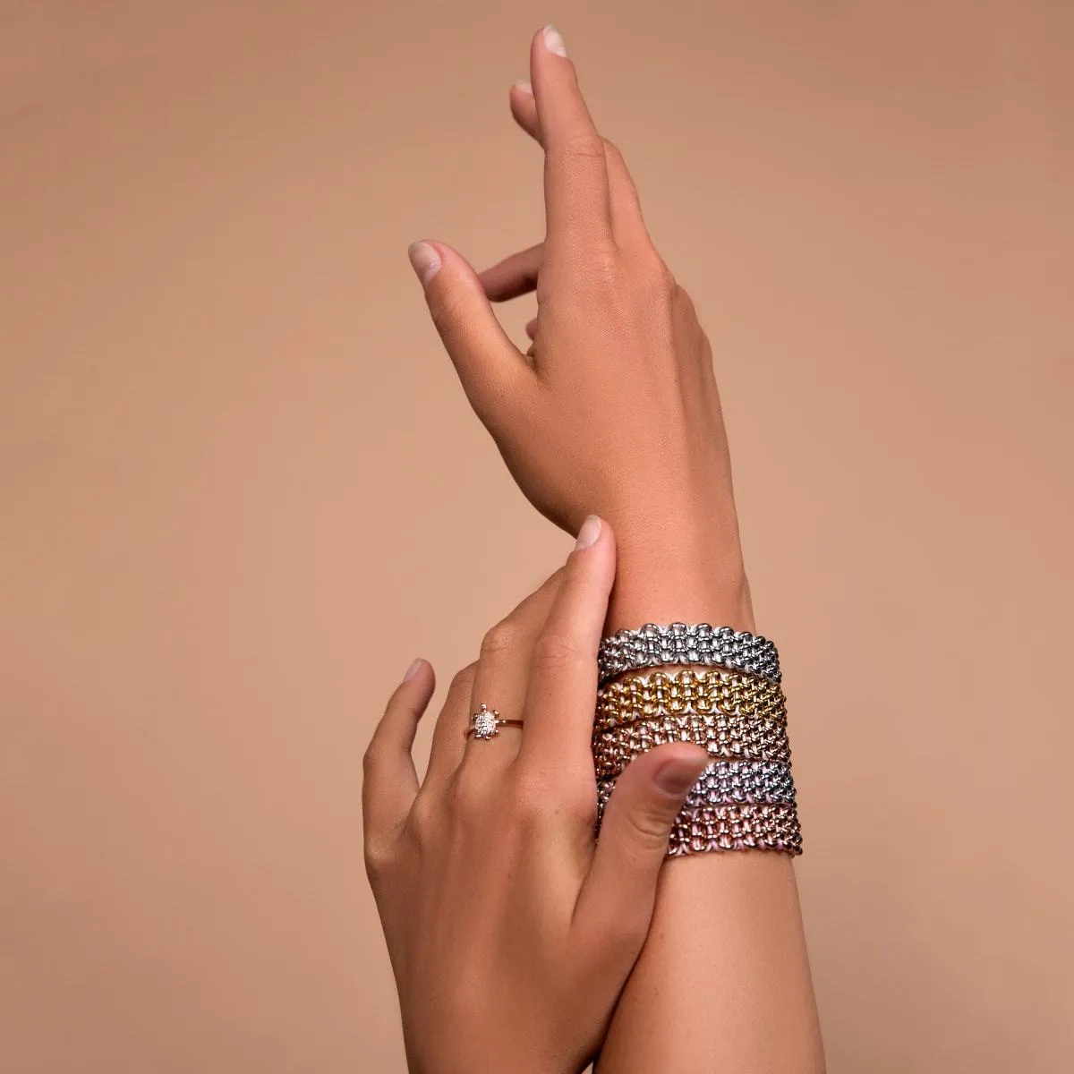 Monarch Butterfly Links | Original Kismet Bracelet | Pink x Rose Gold