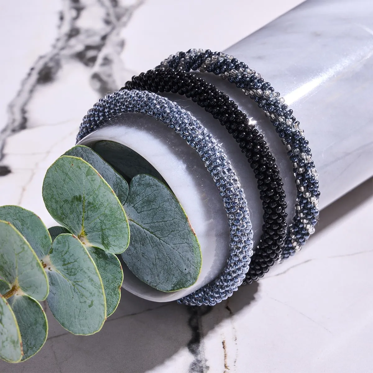 Monsoon Season | Himalayan Glass Bead Bracelet