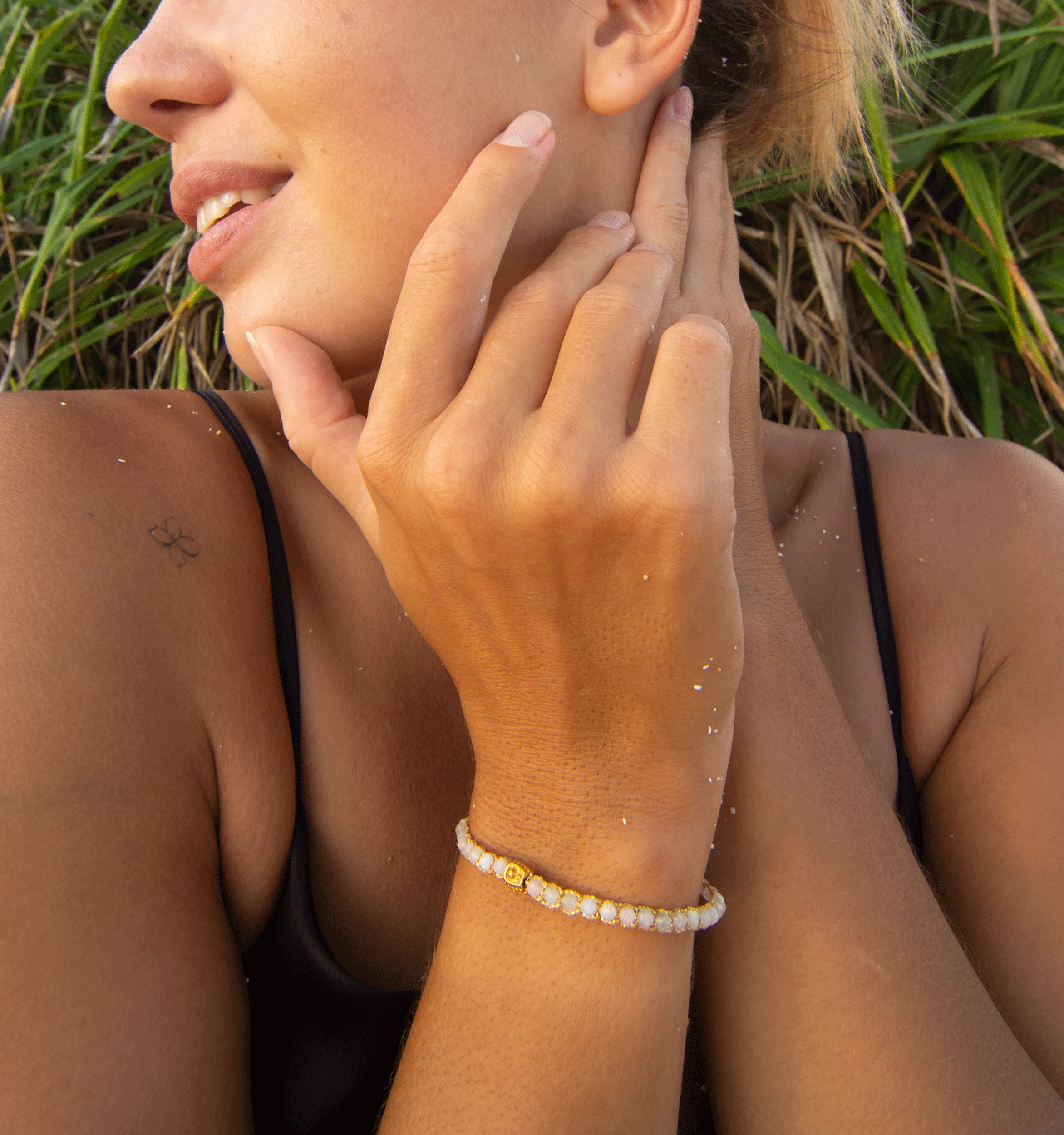 Morganite Bracelet | Gold