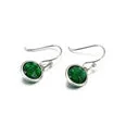 Mothers' and Teens' Earrings:  Titanium Laboradite CZ Hook Earrings