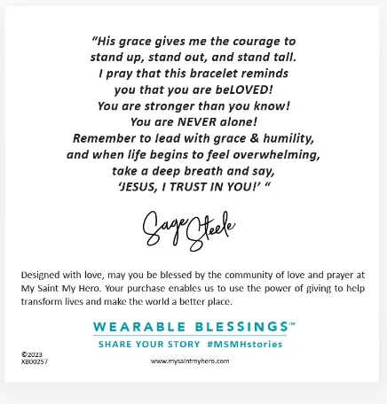 My Saint My Hero Divine Grace Bracelet