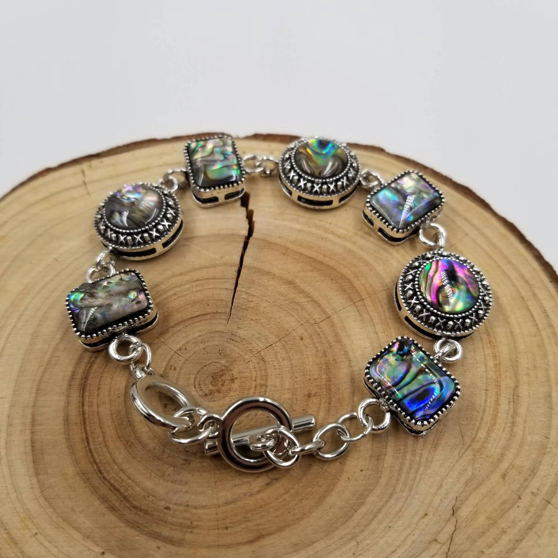 Natural Abalone Shell Bracelet