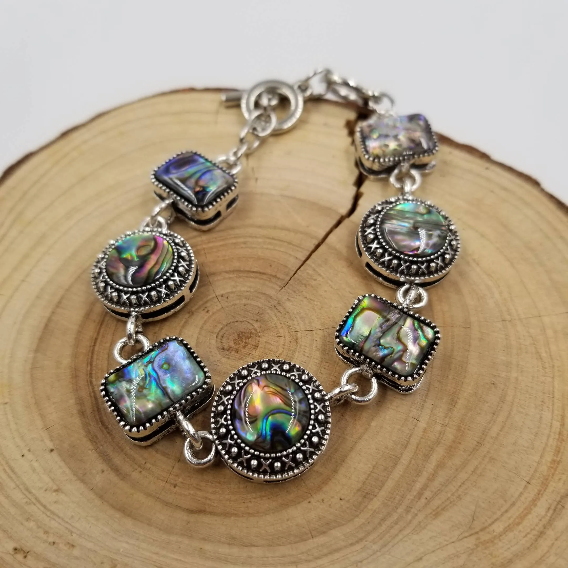 Natural Abalone Shell Bracelet