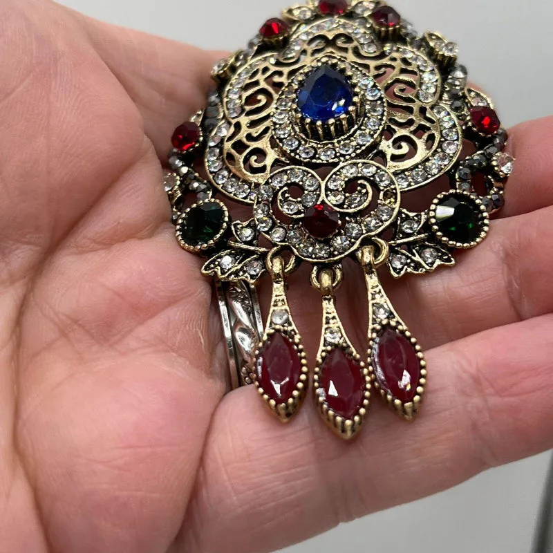 New Creative Retro Clothing Accessories Brooches Fashionable Men's and Women's Baroque Corsage Scarves Buckle Accessories