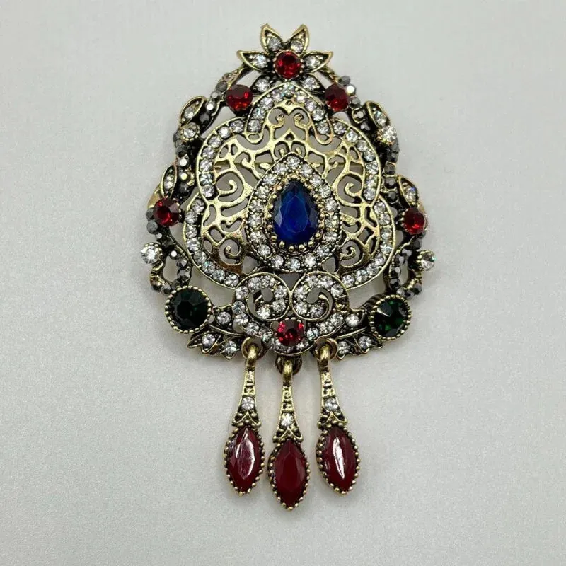 New Creative Retro Clothing Accessories Brooches Fashionable Men's and Women's Baroque Corsage Scarves Buckle Accessories