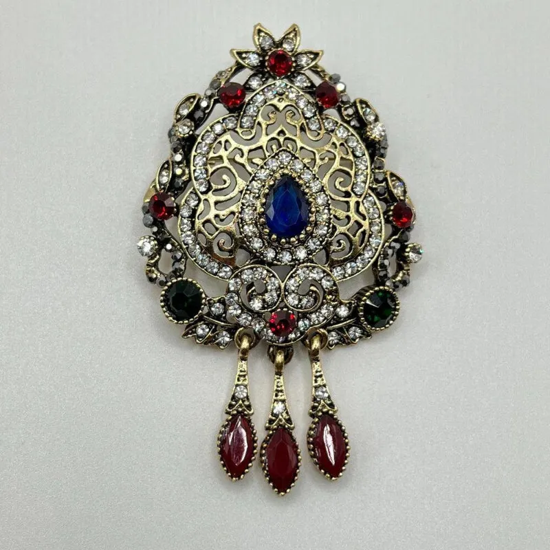 New Creative Retro Clothing Accessories Brooches Fashionable Men's and Women's Baroque Corsage Scarves Buckle Accessories