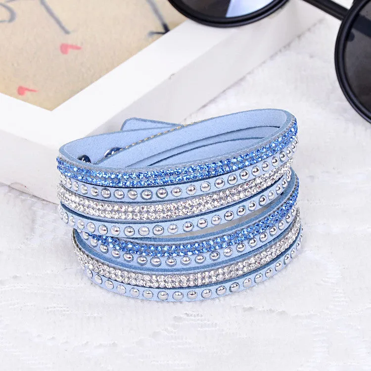 New Women's Red Fashion Leather Bracelets For women Christmas Gifts