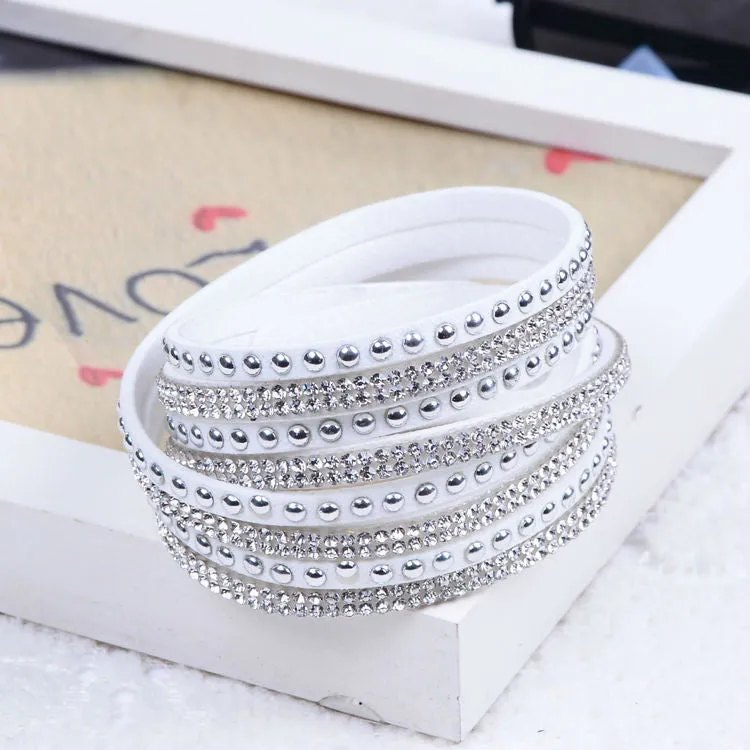 New Women's Red Fashion Leather Bracelets For women Christmas Gifts