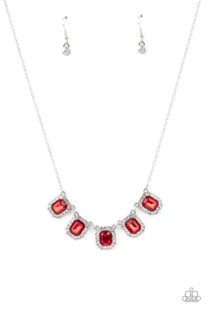 Next Level Luster Red Paparazzi Necklace