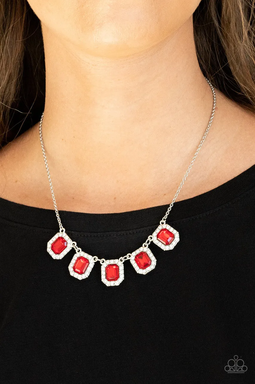 Next Level Luster Red Paparazzi Necklace