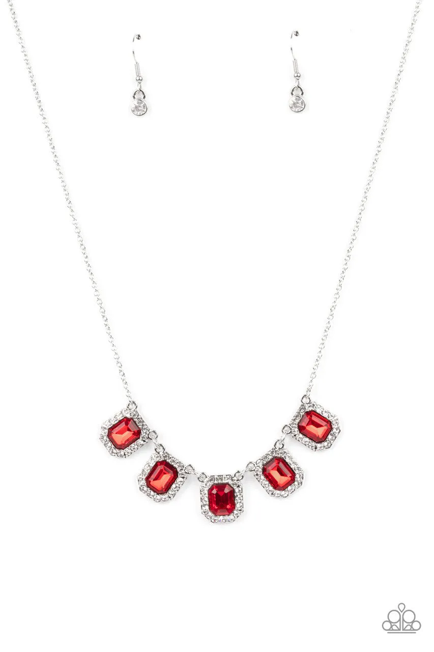 Next Level Luster Red Paparazzi Necklace