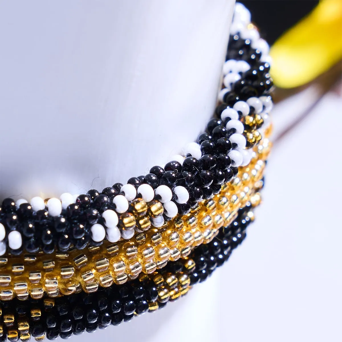Night's Rose | Himalayan Glass Bead Bracelet
