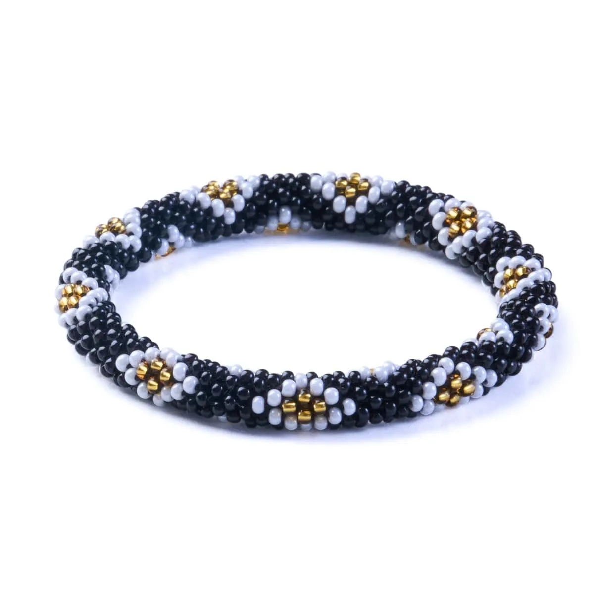 Night's Rose | Himalayan Glass Bead Bracelet