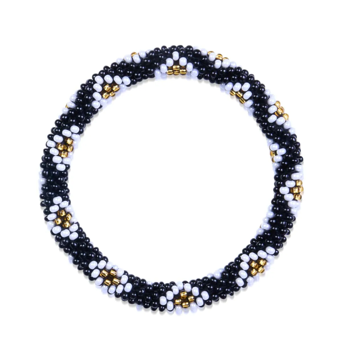 Night's Rose | Himalayan Glass Bead Bracelet