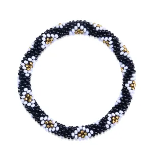 Night's Rose | Himalayan Glass Bead Bracelet